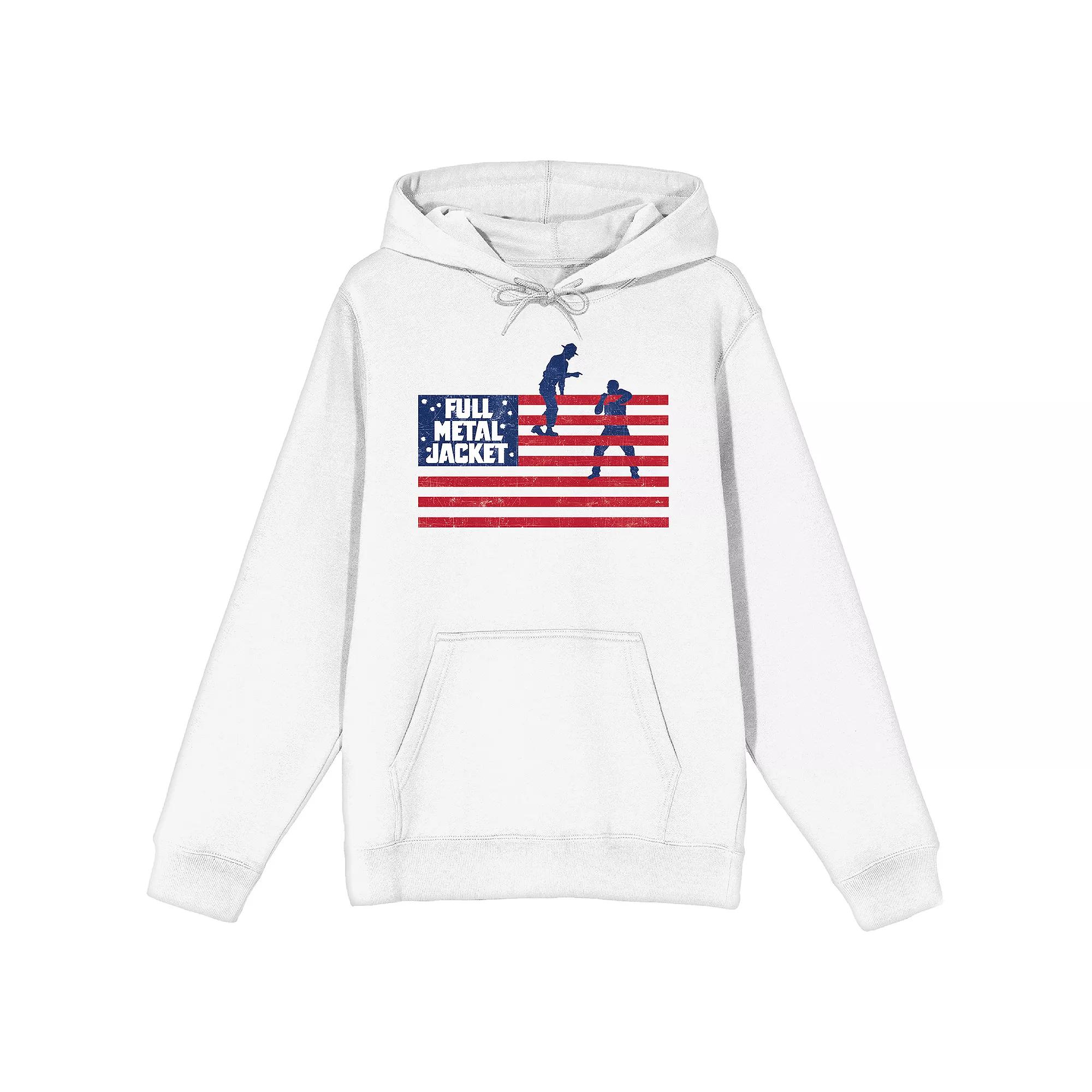 Men's Full Metal Jacket US Flag Hoodie,  Product Image