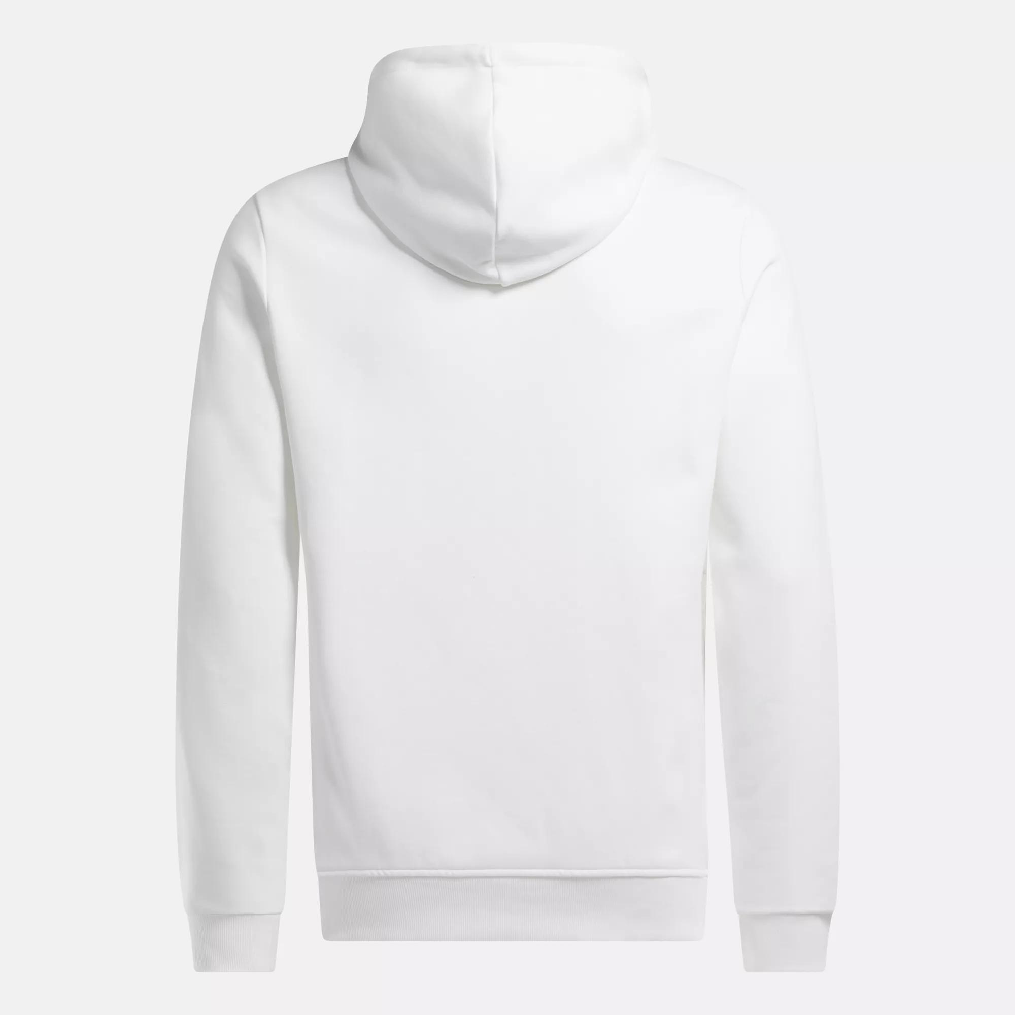 Men's Reebok Identity Fleece Stacked Logo Pullover Hoodie Male Product Image