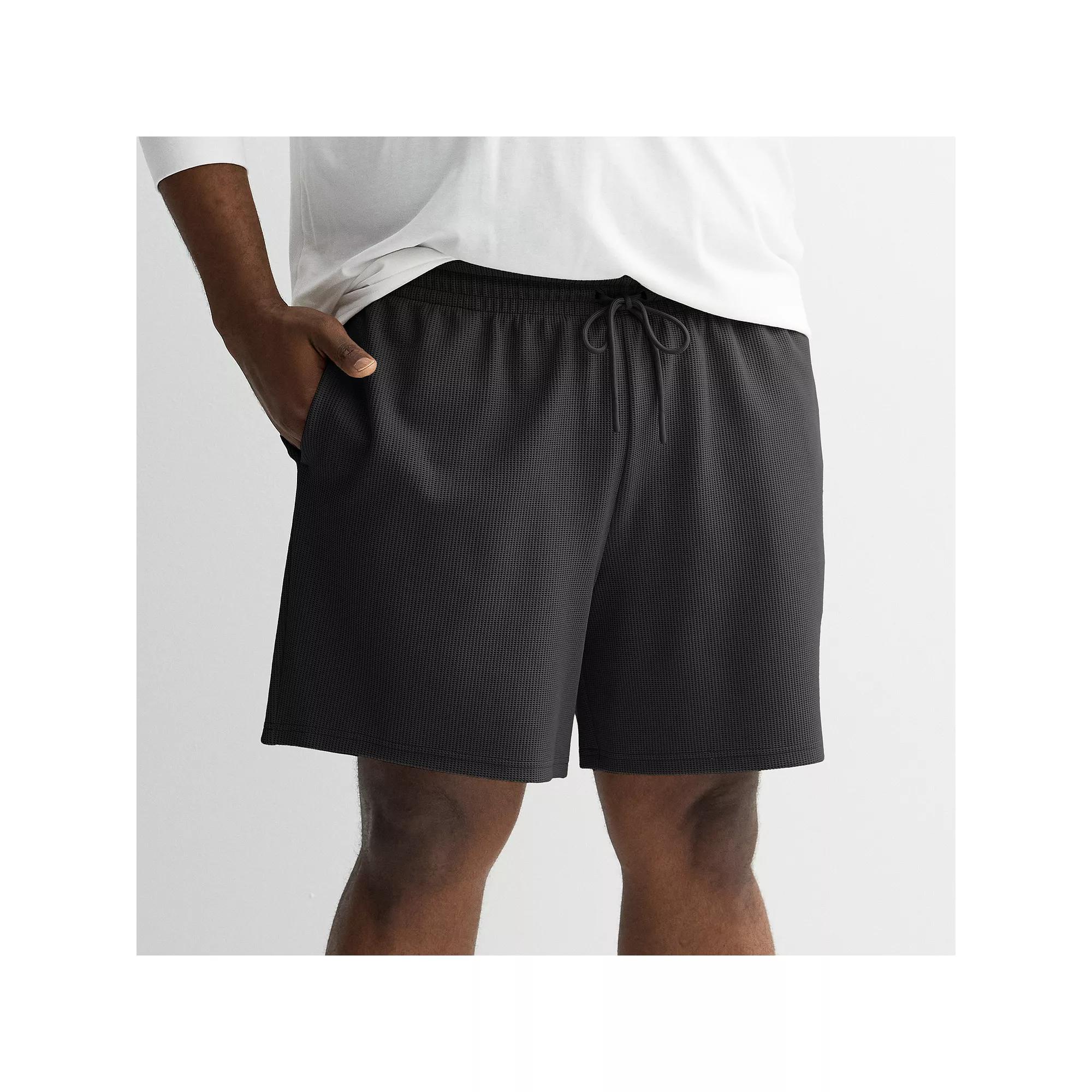 Big & Tall Tek Gear® Waffle Shorts, Men's, Size: 2XB, Mineral Black Product Image