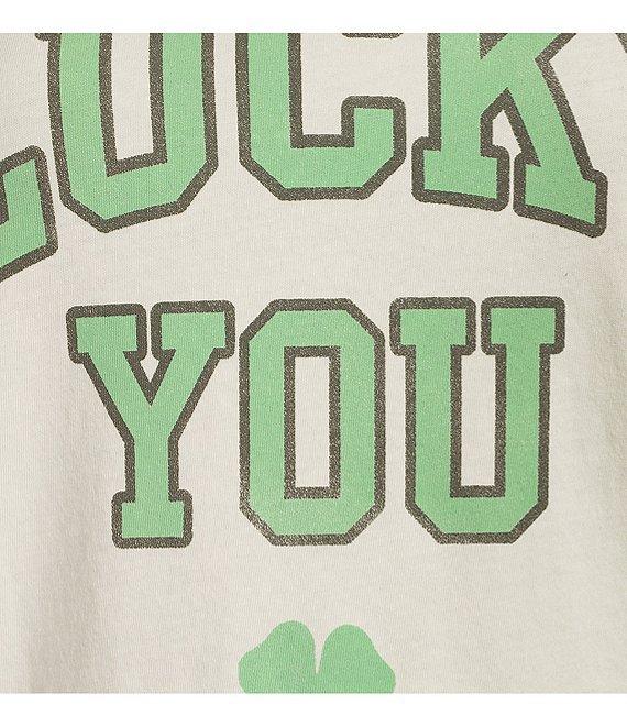 Lucky Brand Crew Neck Short Sleeve Lucky You Graphic T-Shirt Product Image