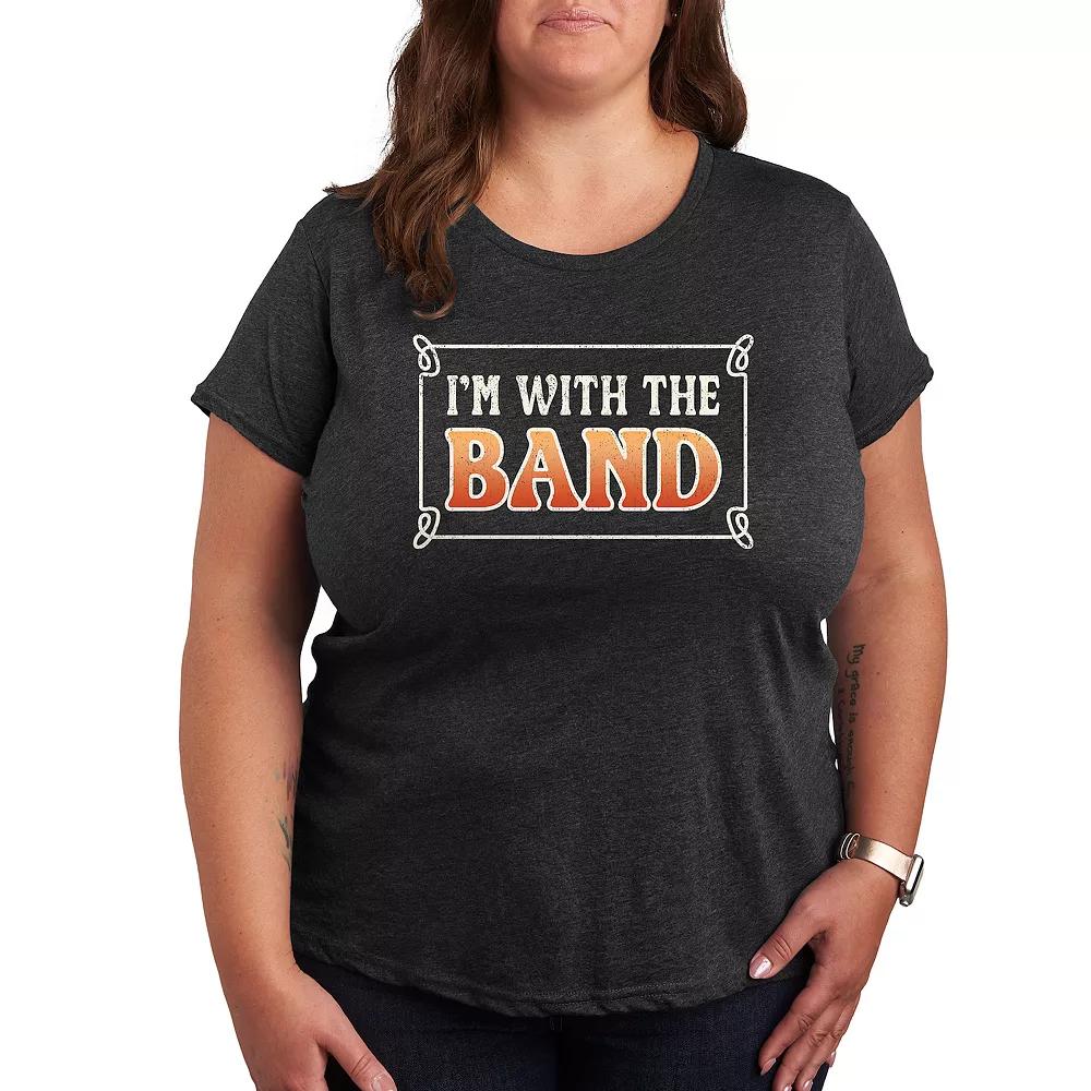 Plus I'm With The Band Graphic Tee, Women's,  Product Image