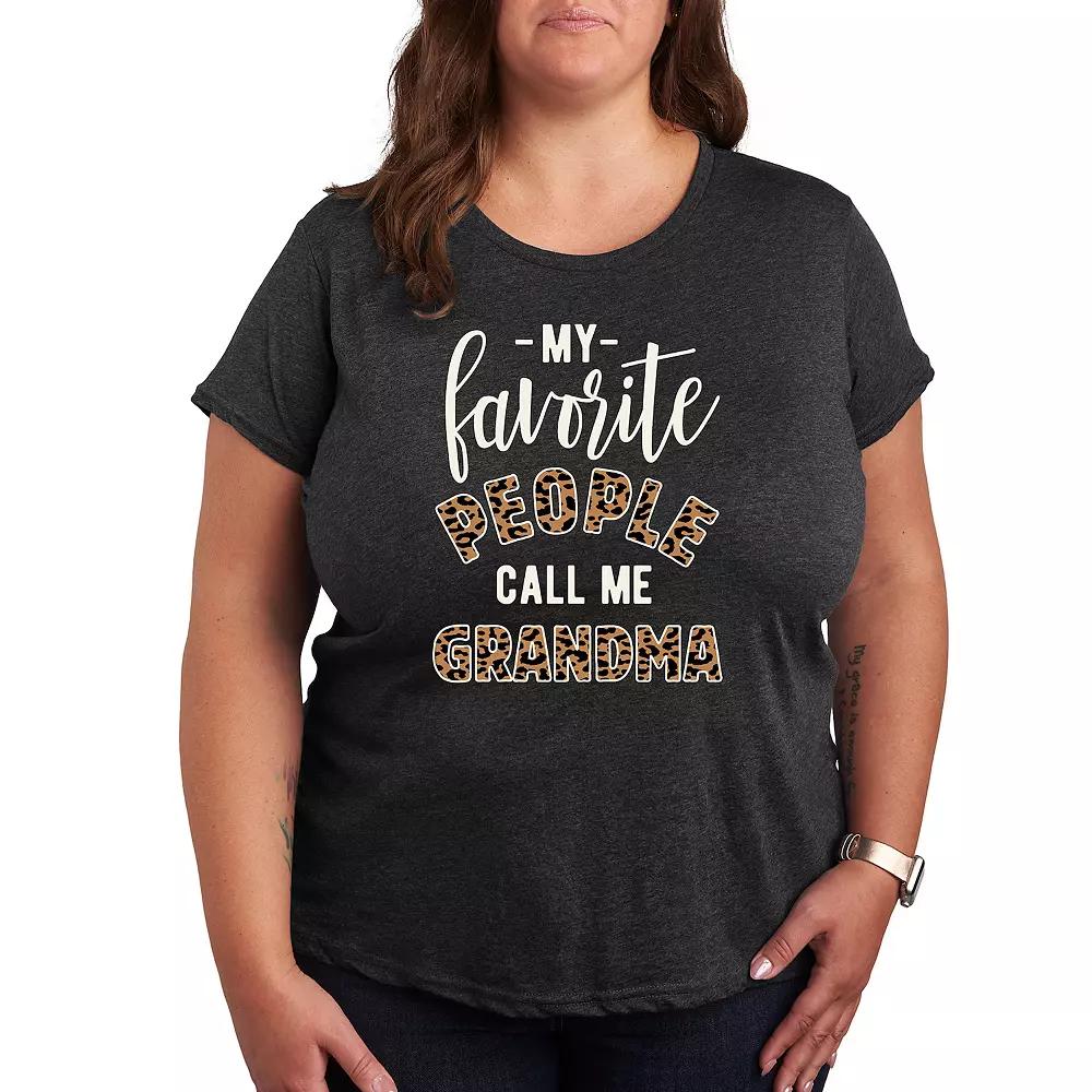 Plus Favorite People Grandma Graphic Tee, Women's,  Product Image