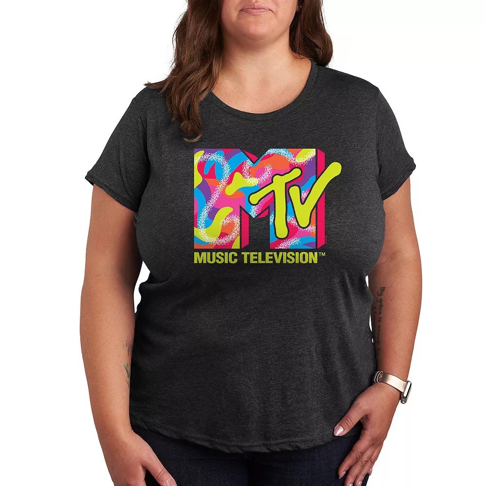 Plus Mickeys Vintage Logo Graphic Tee, Women's,  Product Image