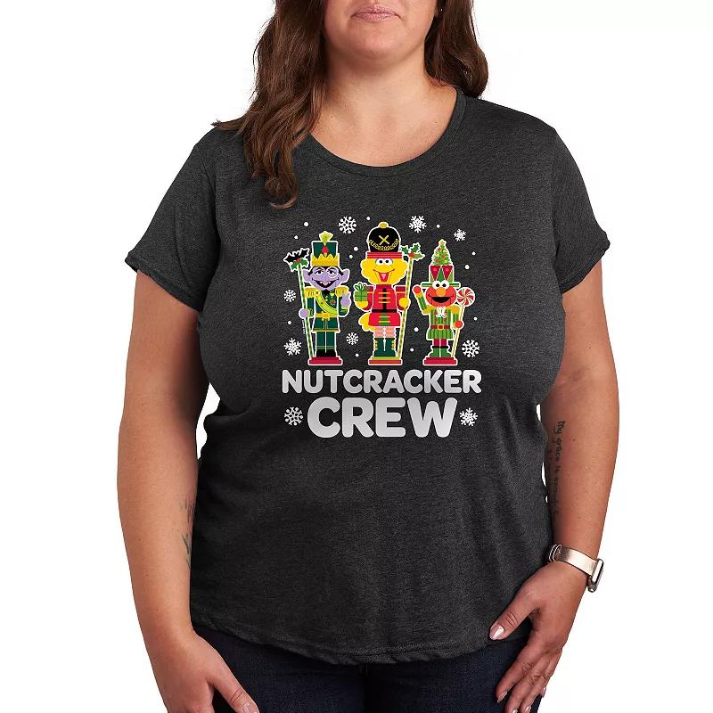 Plus Sesame Street Nutcracker Crew Graphic Tee, Women's,  Product Image