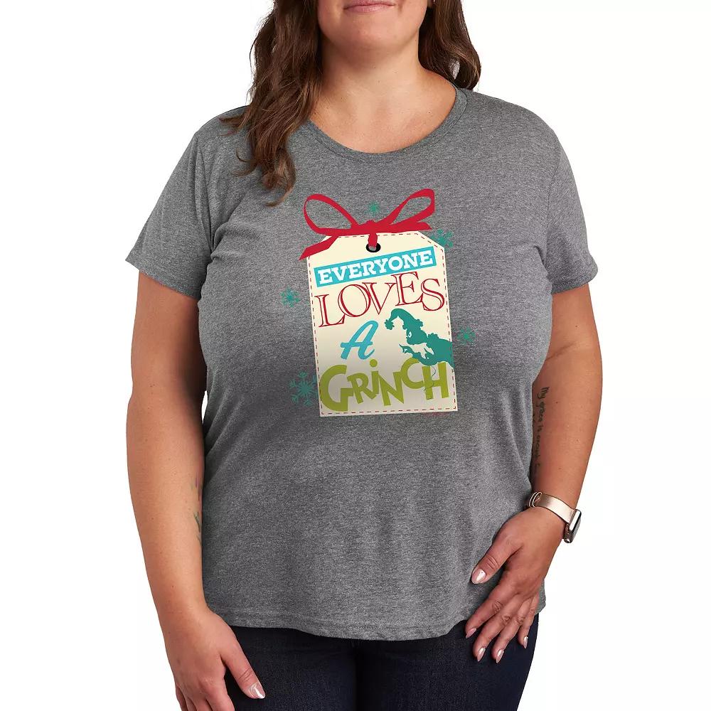 Plus Dr. Seuss The Grinch Everyone Loves Graphic Tee, Women's,  Product Image