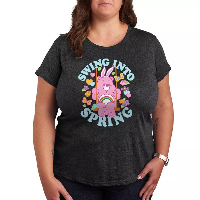 Plus Care Bears Swing Into Spring Graphic Tee, Women's,  Product Image