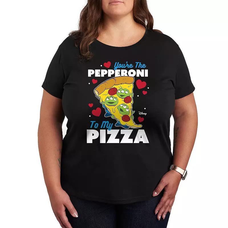 Disney / Pixar's Toy Story Plus Pepperoni To My Pizza Graphic Tee, Women's,  Product Image