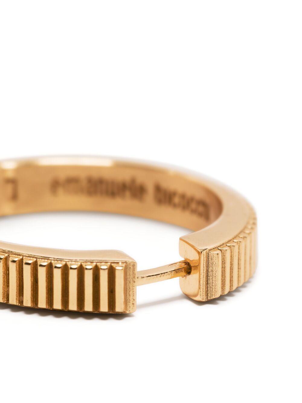 striped hoop earring Product Image