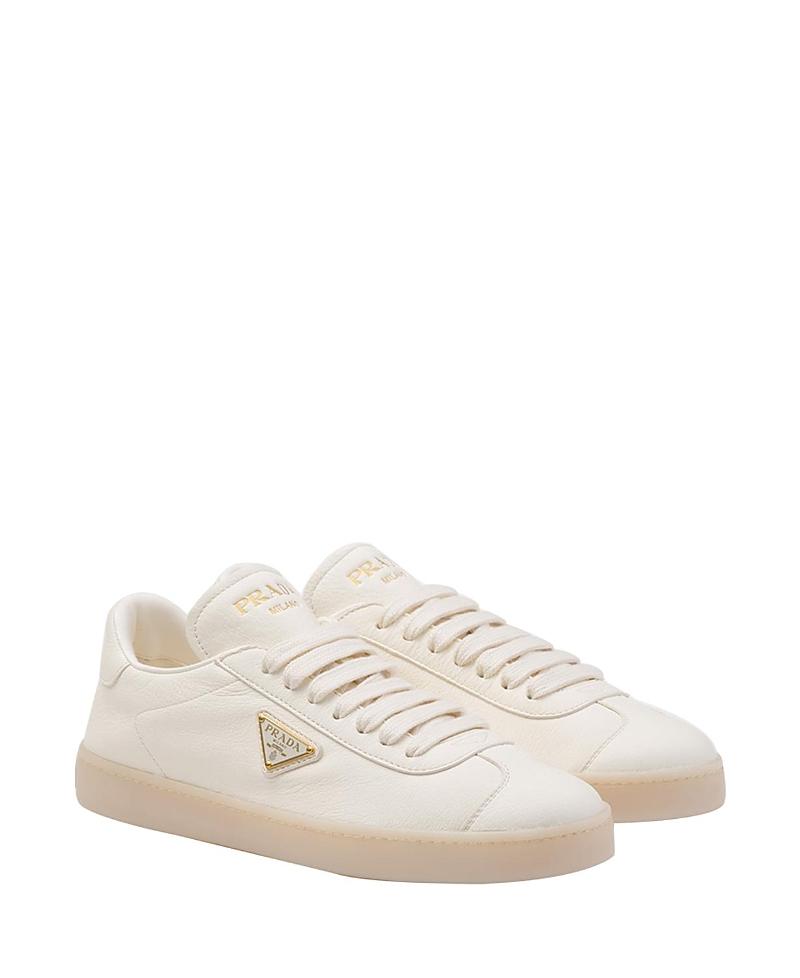 Prada Womens Leather Sneakers Product Image