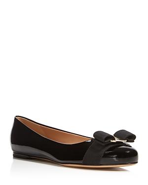 FERRAGAMO Varina Patent Flats Product Image