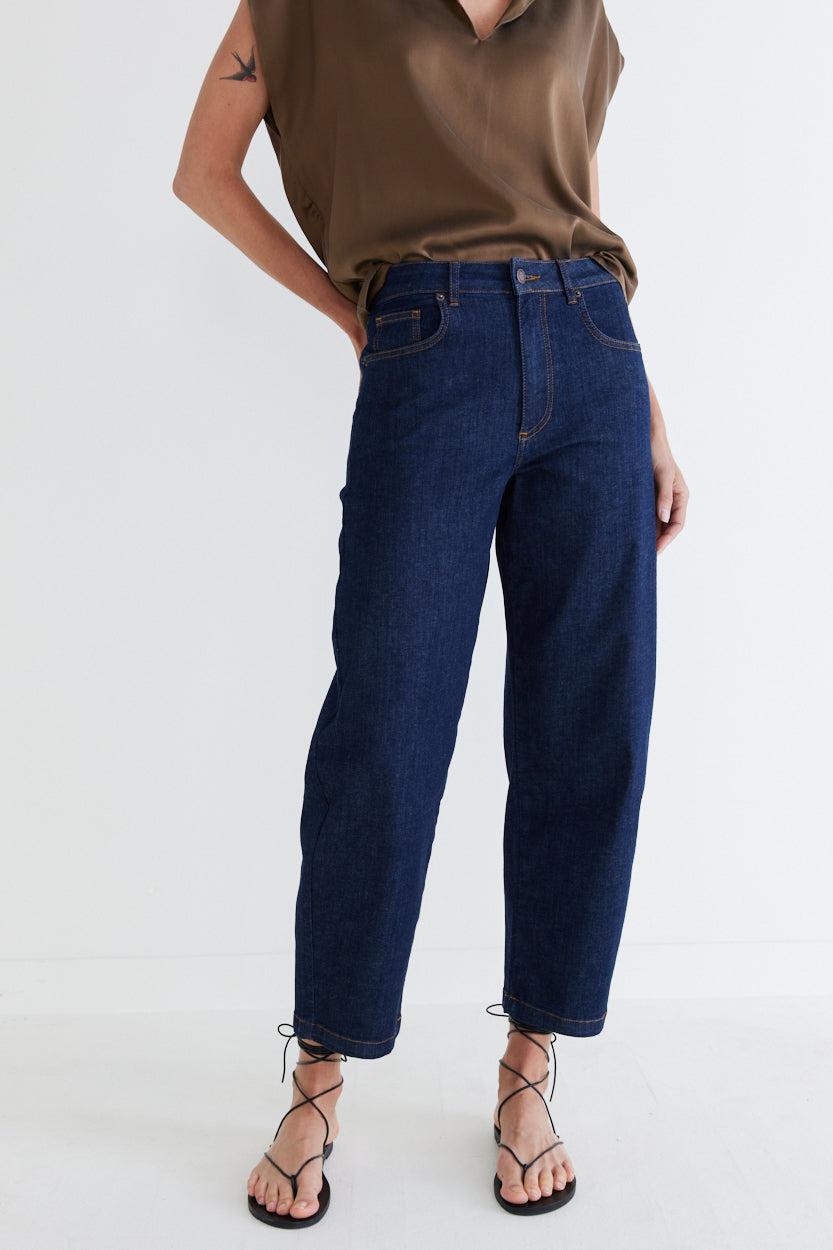 The Classic Barrel Leg Jeans Product Image
