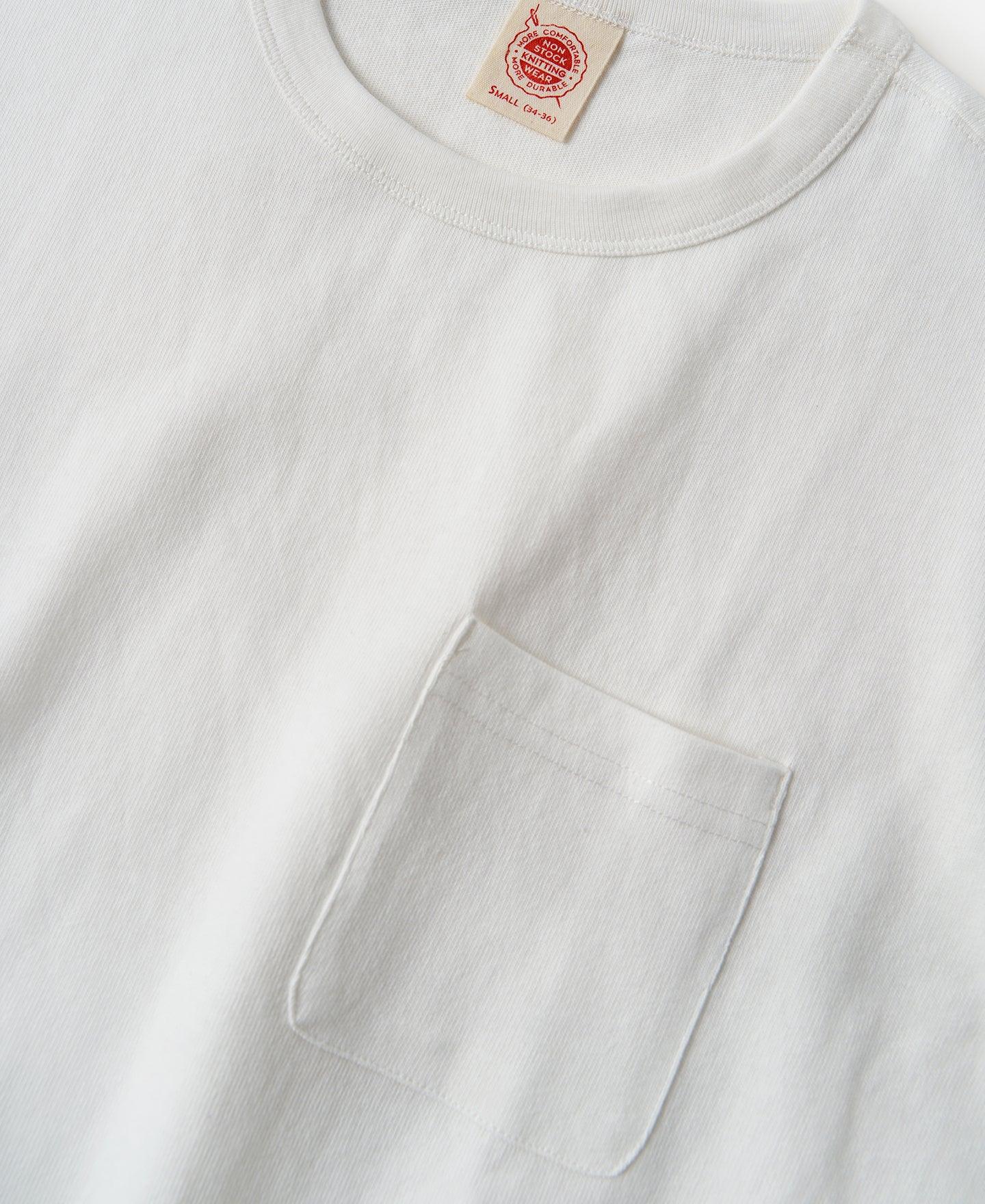 9.8 oz Cotton Classic Pocket T-Shirt - White Product Image