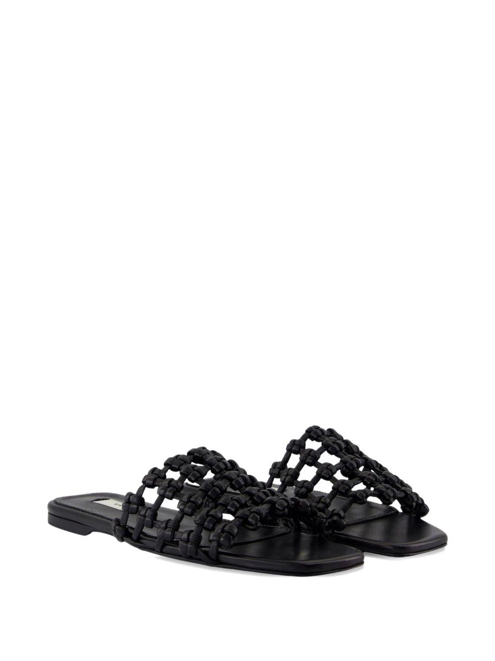 braided leather sandals Product Image