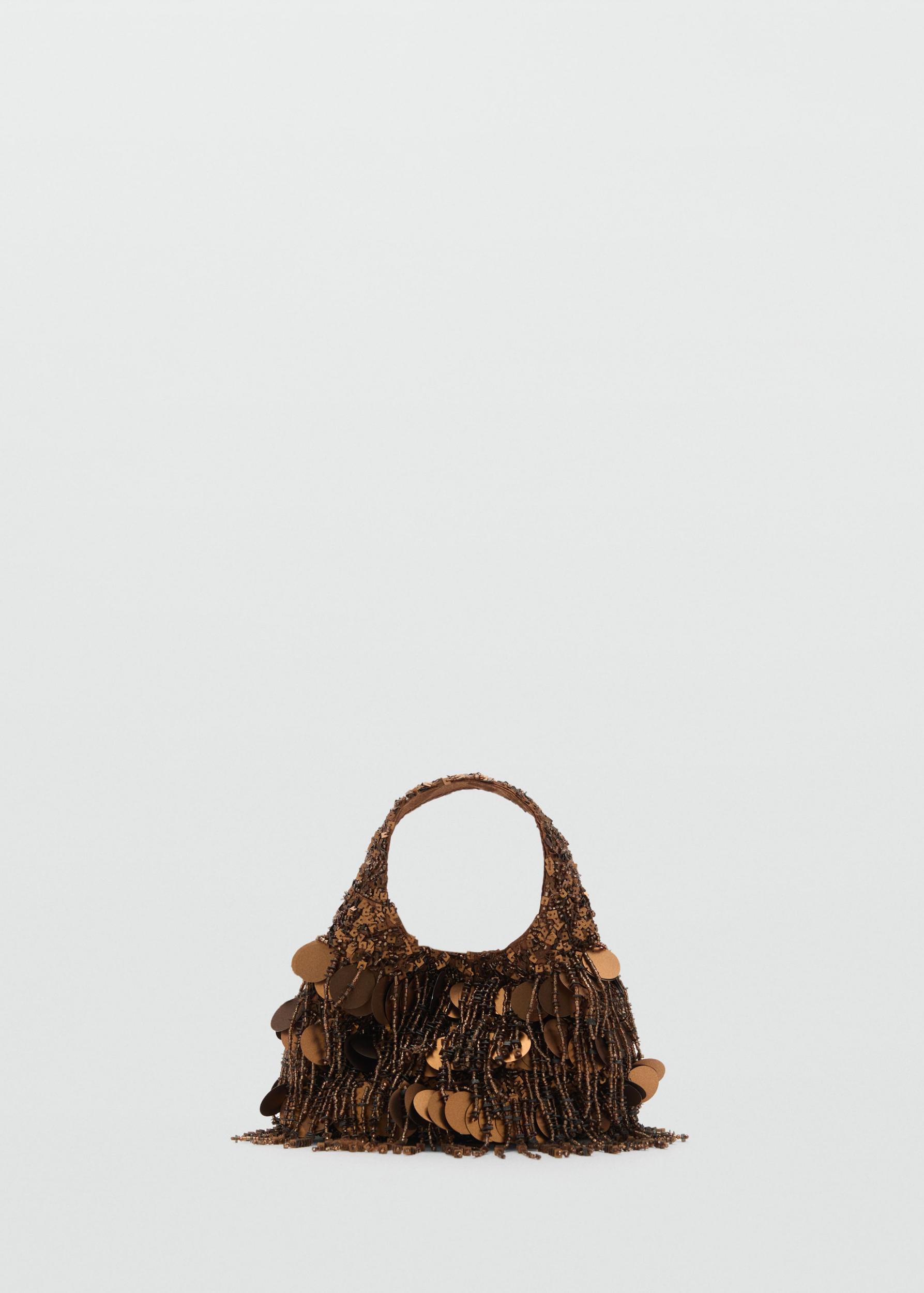Beaded handbag - Women | MANGO USA Product Image