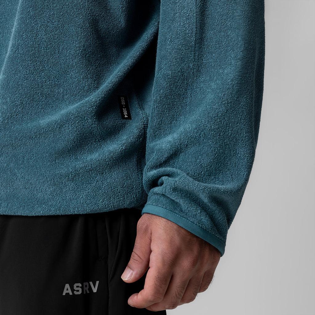 1054. Towel Terry Reversible Hoodie - Storm Product Image