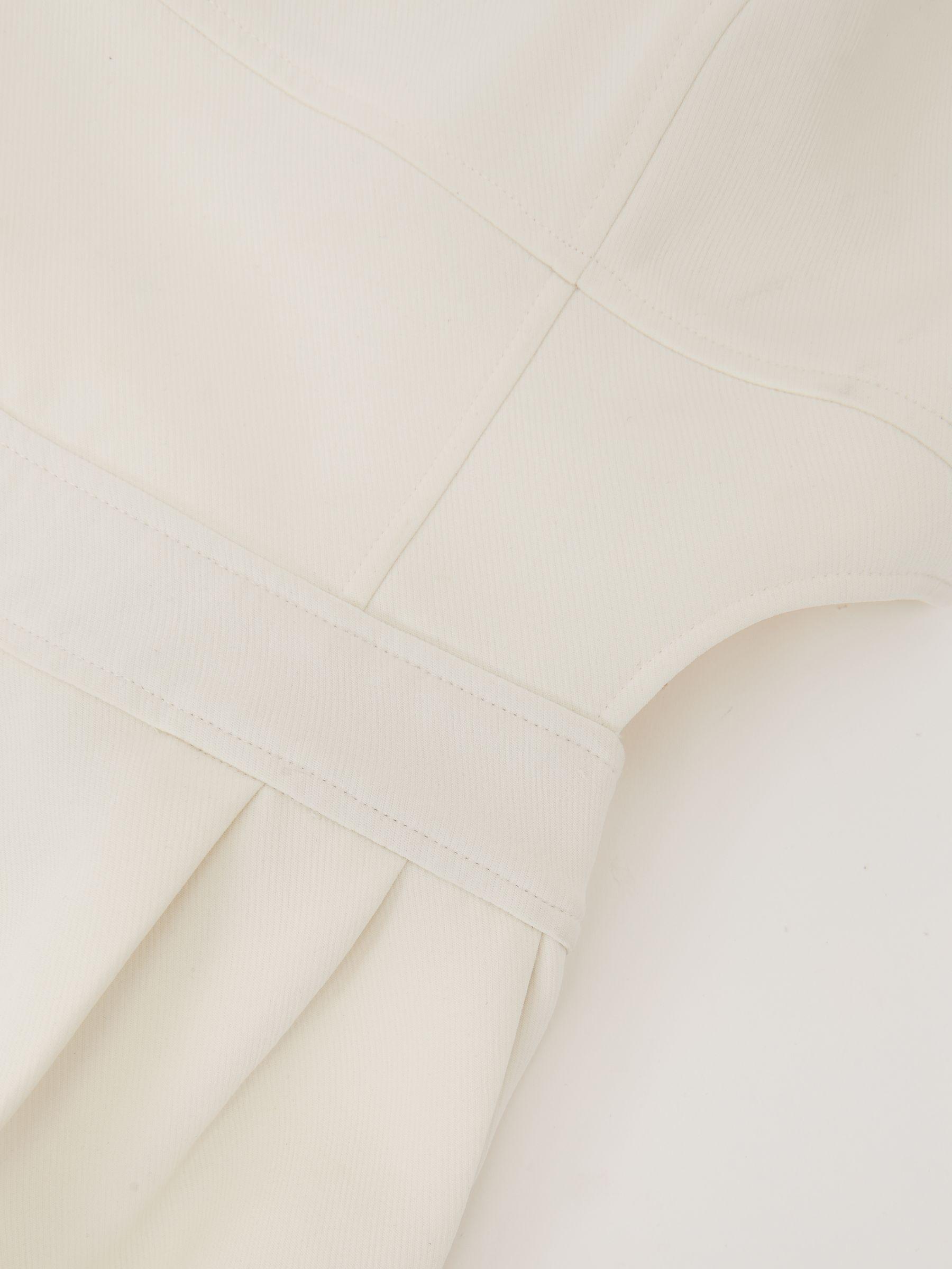 Wide-Leg Cut-Out Jumpsuit in Ivory Product Image