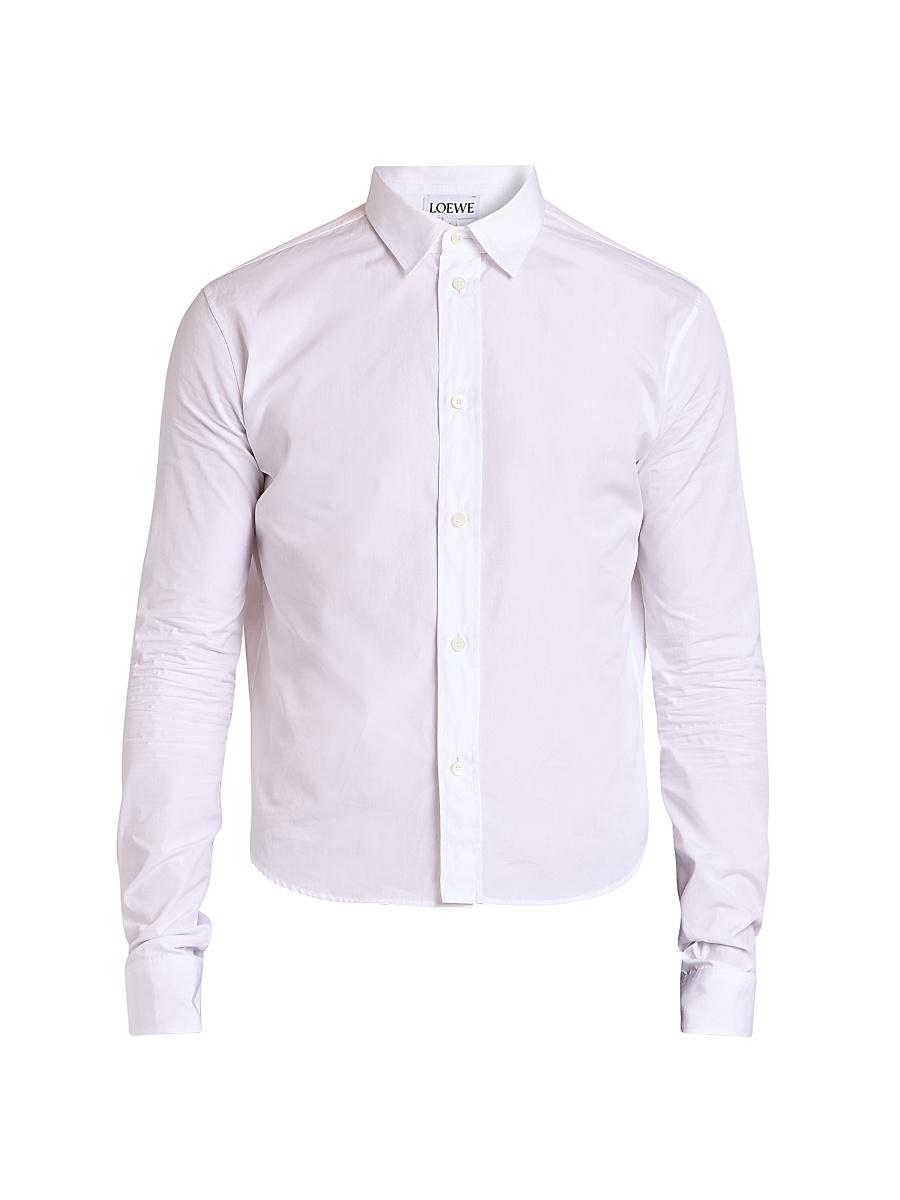 Mens Cotton-Blend Button-Front Shirt Product Image