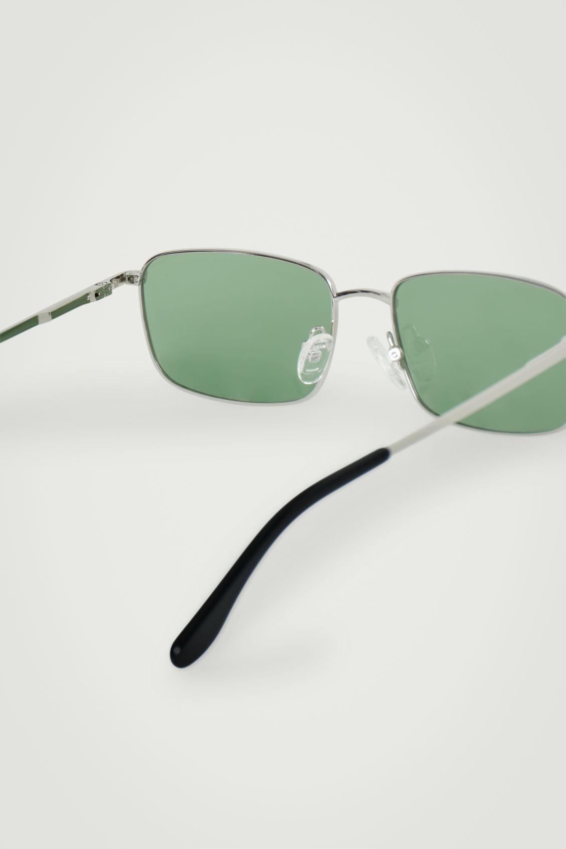 RECTANGLE WIRE-FRAME SUNGLASSES Product Image
