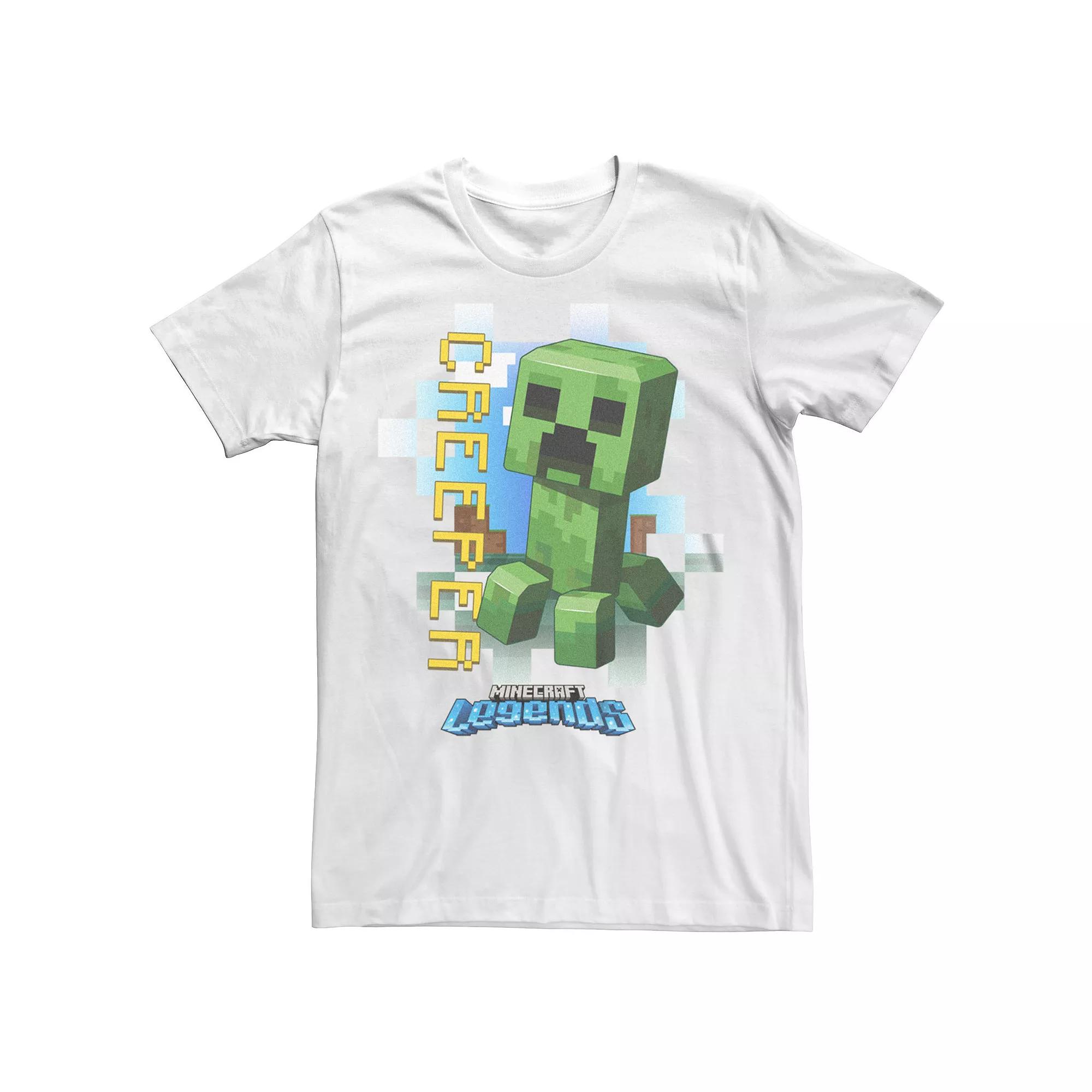 Men's Minecraft Legends Creeper Mob Graphic Tee,  Product Image