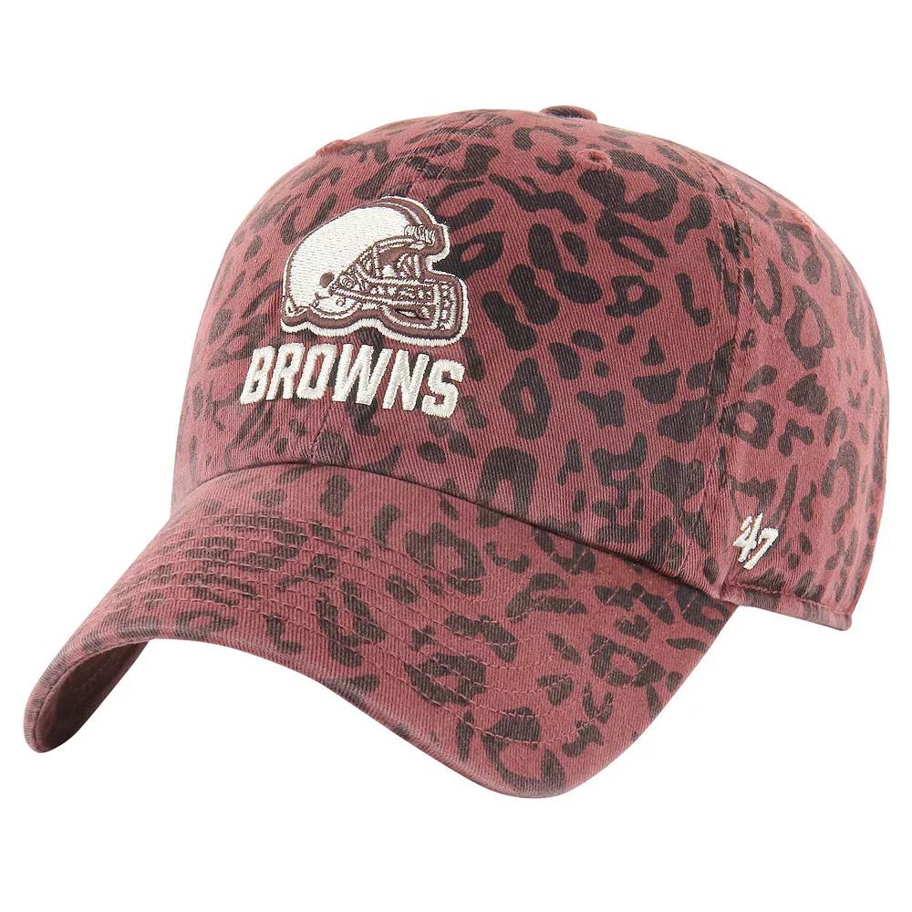 Women's '47 Brown Cleveland Browns Tawny Clean Up Adjustable Hat Product Image