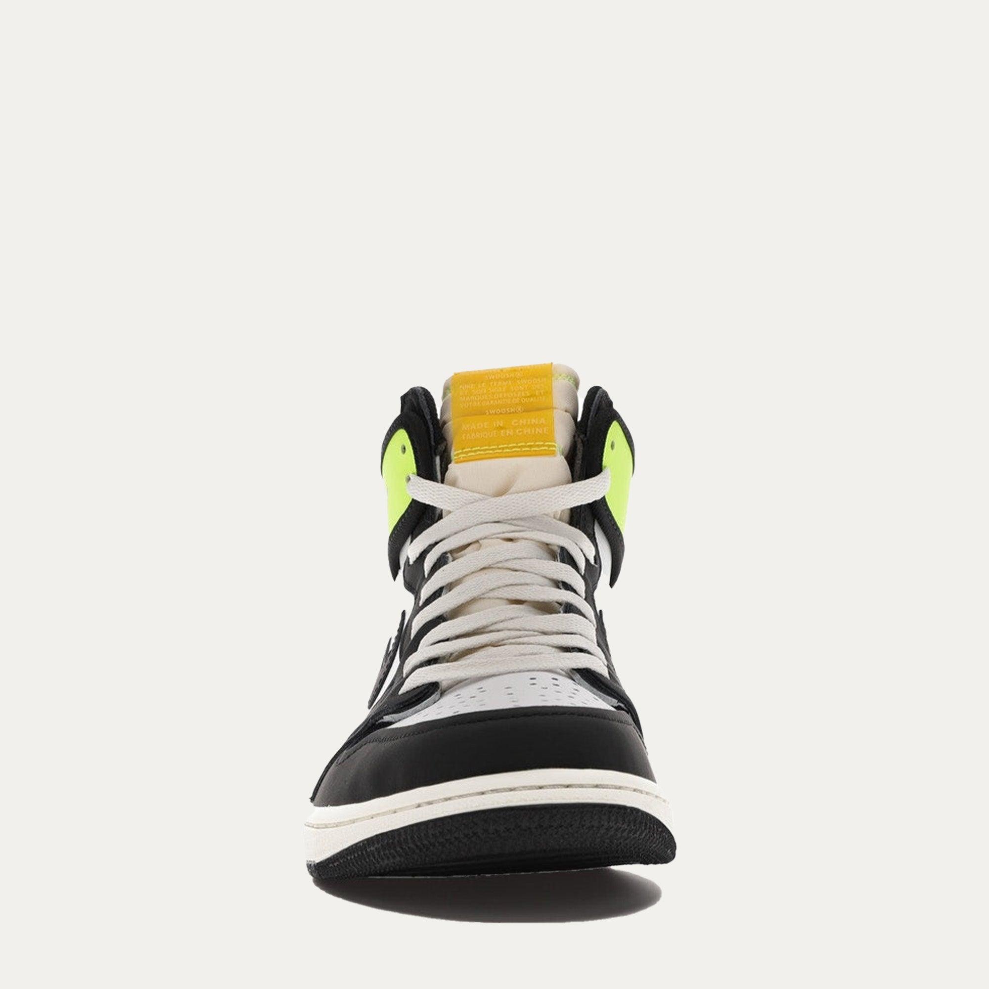 Air Jordan 1 Retro High White Black Volt University Gold Male Product Image