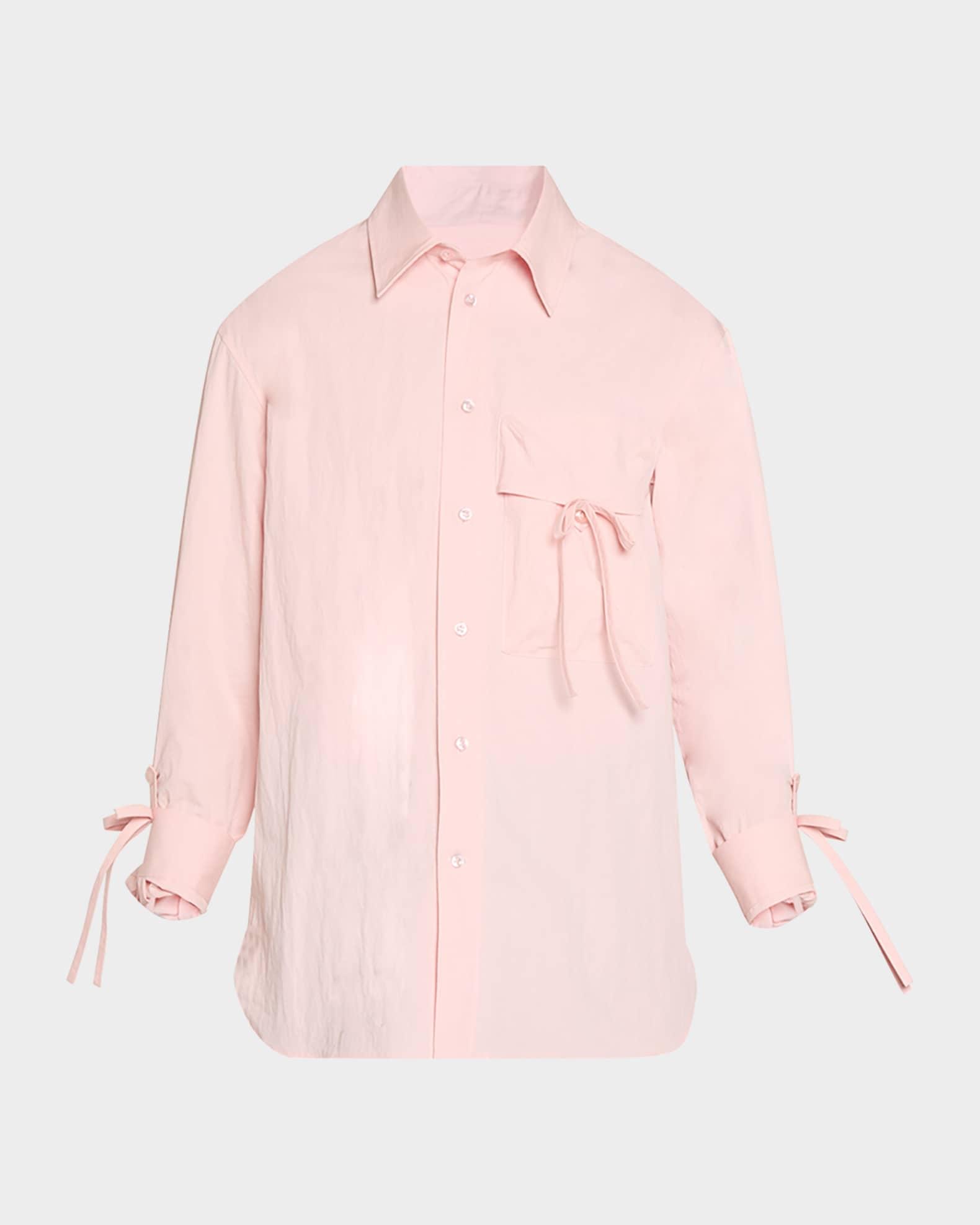 Men's Bow Detail Workwear Shirt Product Image