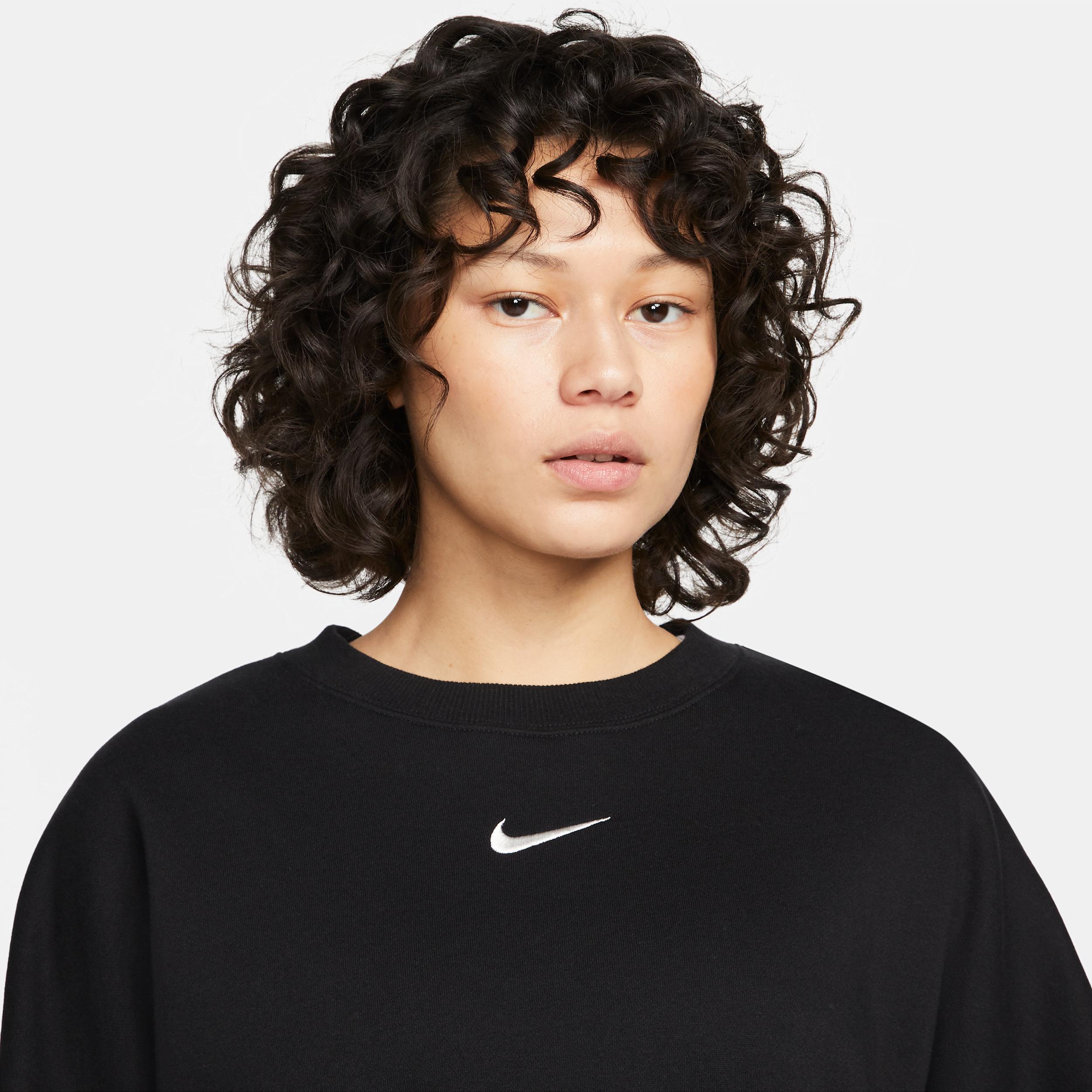 Womens Nike Sportswear Phoenix Fleece Over-Oversized Crew-Neck Sweatshirt | DQ5761-010 Product Image