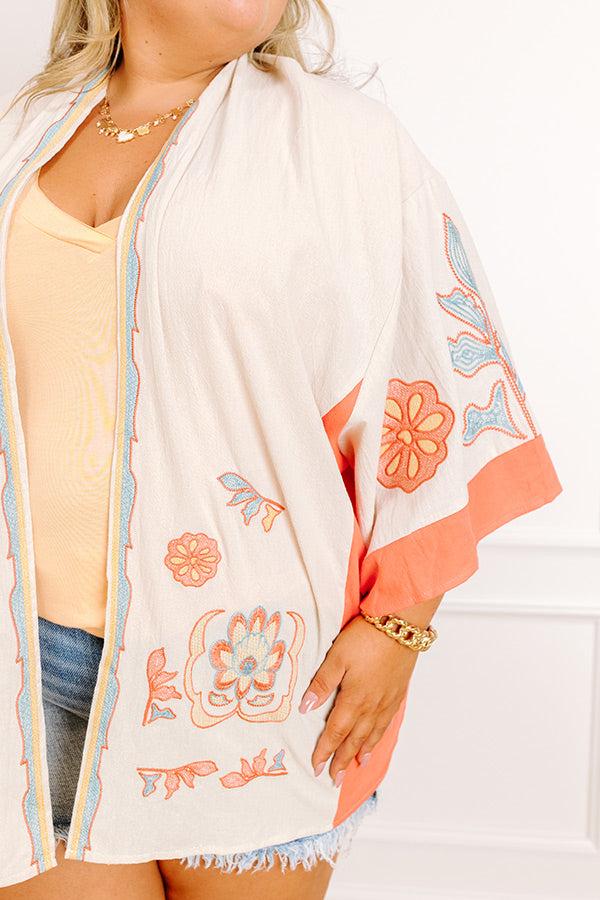 Blooming Personality Floral Embroidered Overlay Curves Product Image