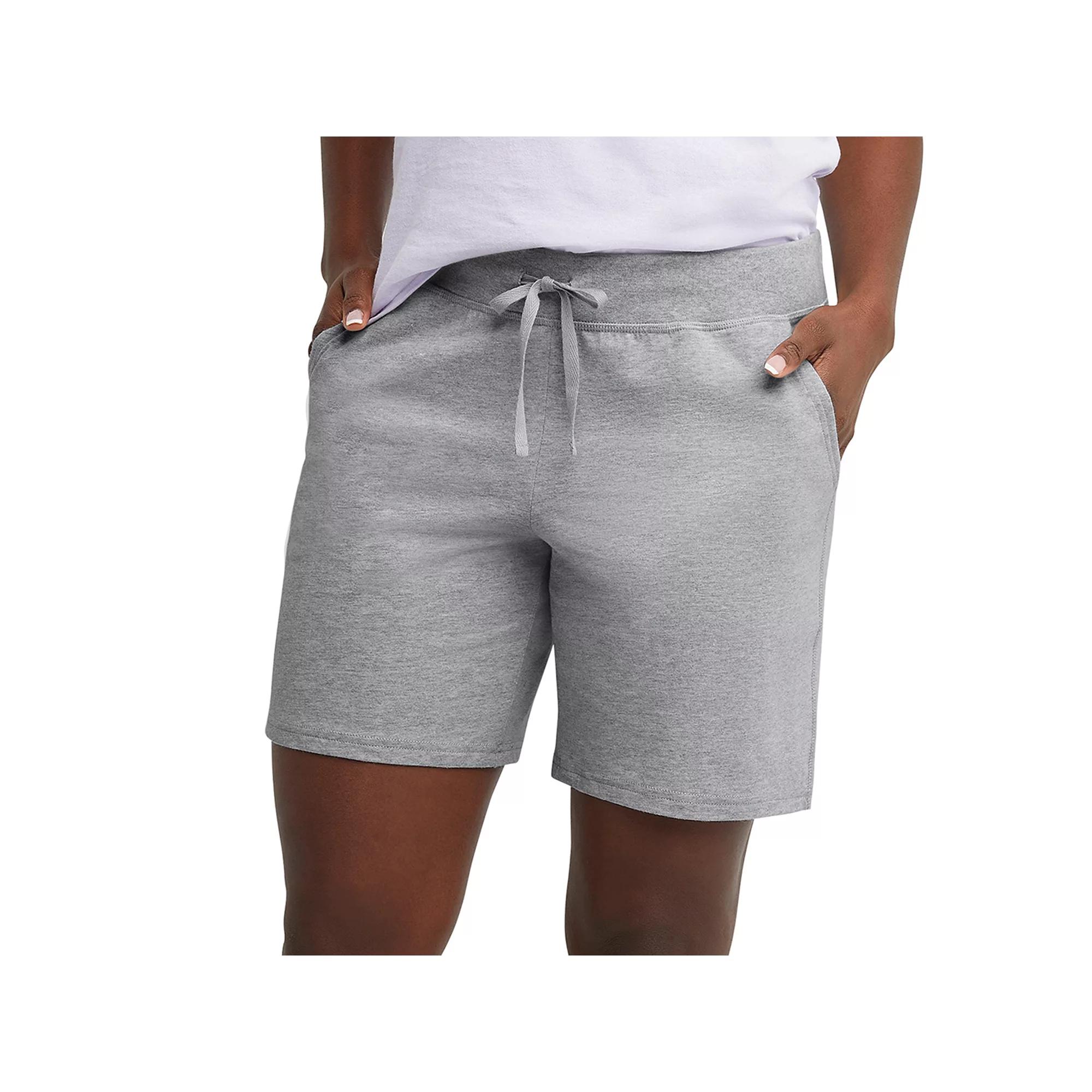 Women's Hanes® Jersey Drawstring Shorts,  Product Image