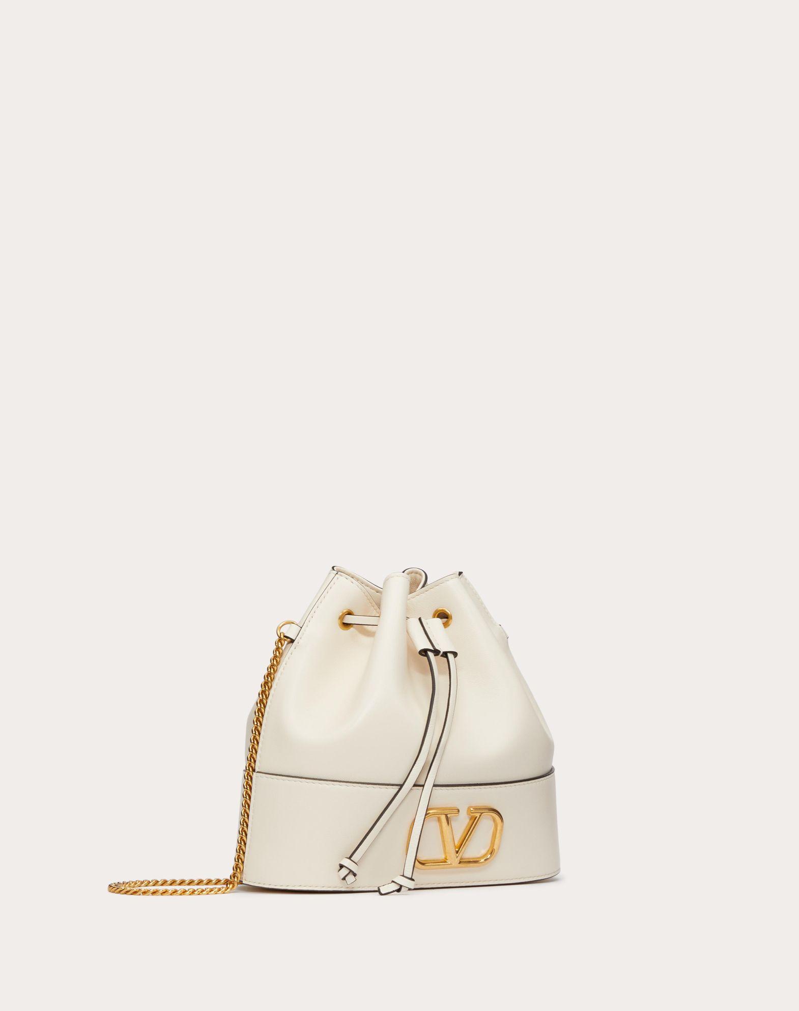Mini Bucket Bag In Nappa With Vlogo Signature Chain Product Image