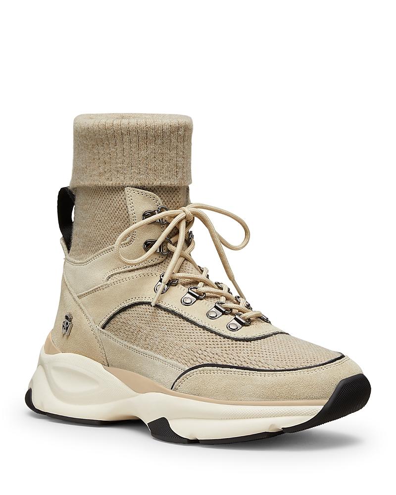 Womens Hiker Leather High-Top Sneakers Product Image