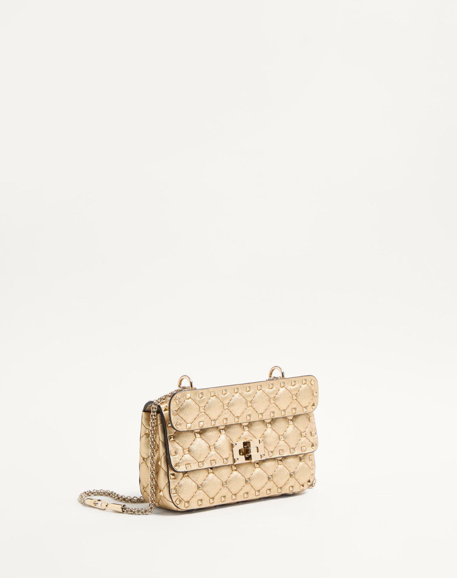 Valentino Garavani Rockstud Spike Small Laminated Nappa Bag Product Image