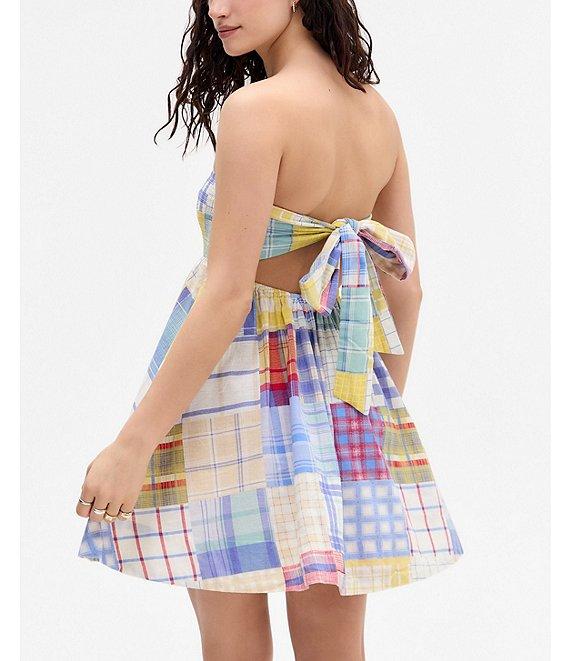 BDG Urban Outfitters Aurora Sleevleess Patchwork Minidress Product Image