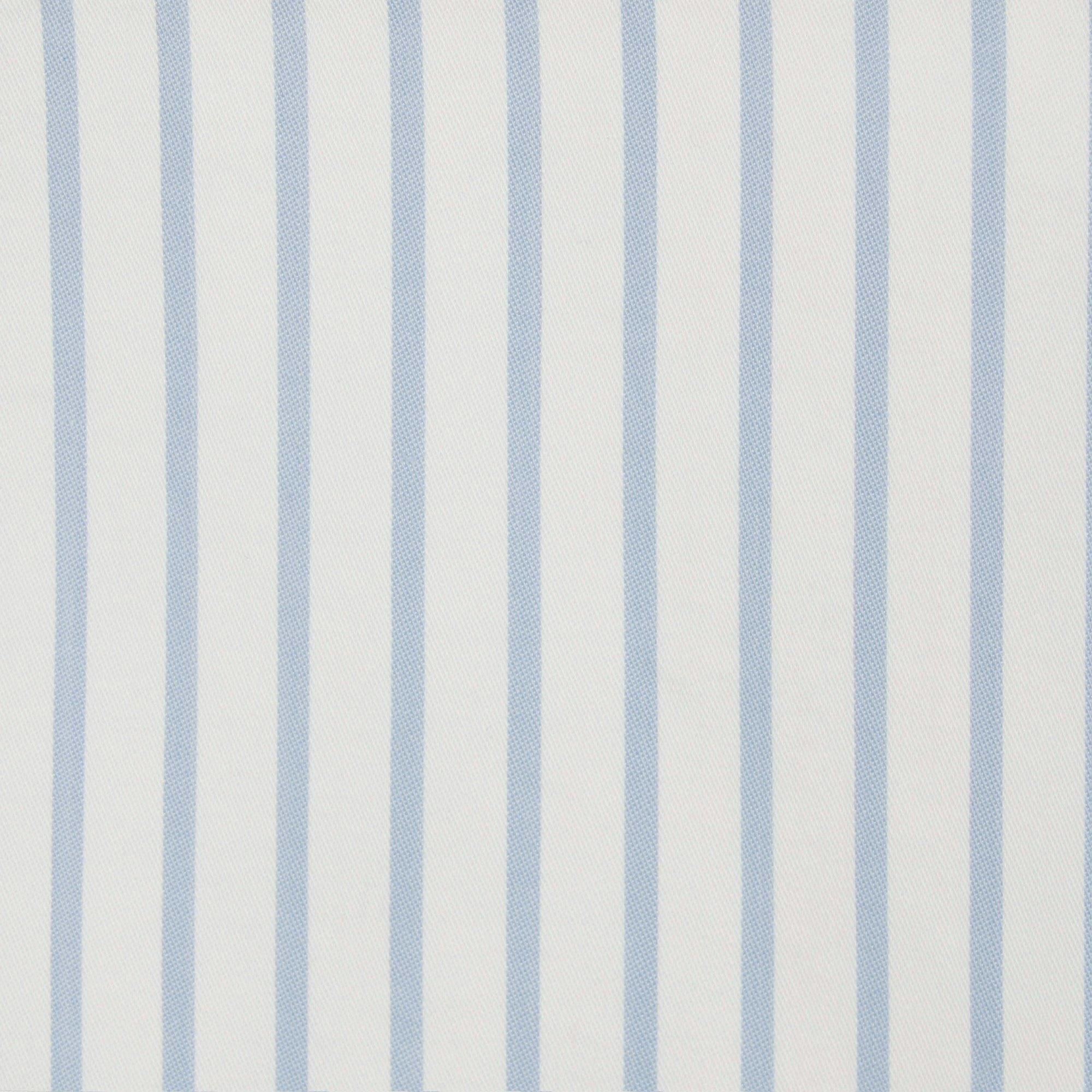 COTTON POPLIN TRIANGLE BRALETTE | ZEN BLUE STRIPE Product Image