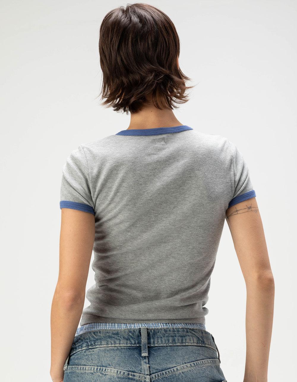 BDG Urban Outfitters 88 Womens Ringer Tee - HEATHER GRAY Product Image