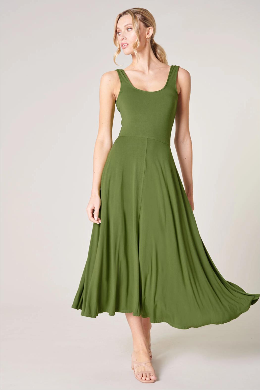 Phinie Jersey Knit Midi Dress Product Image