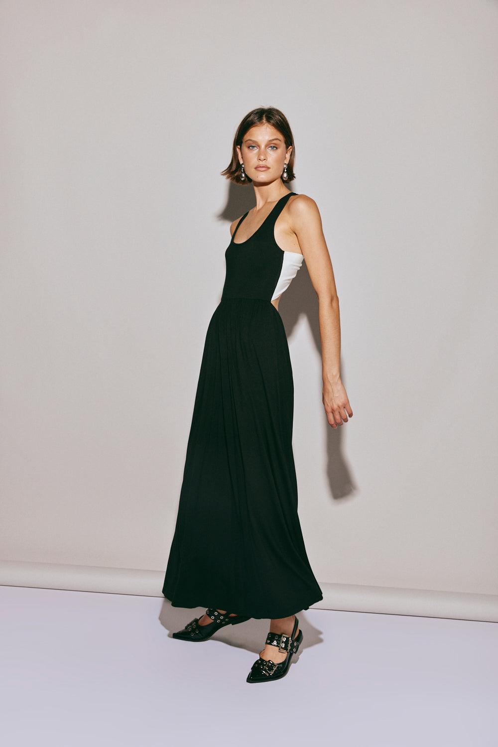 Lena Maxi Dress Black Product Image