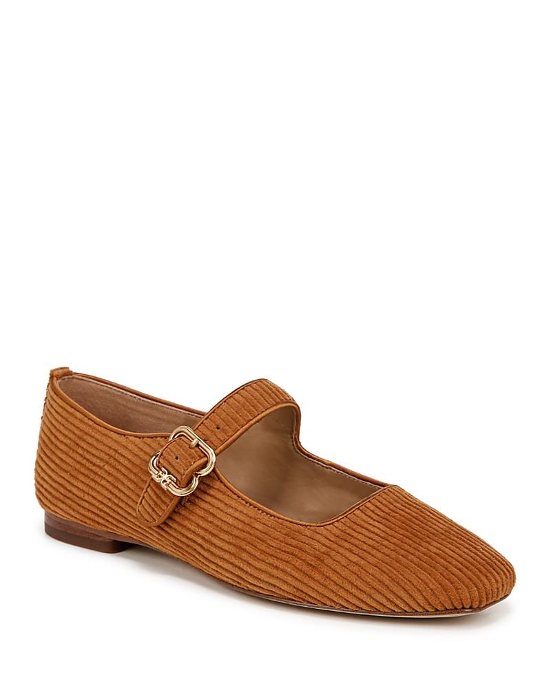 Sam Edelman Womens Michaela Square Toe Buckled Mary Jane Flats Product Image