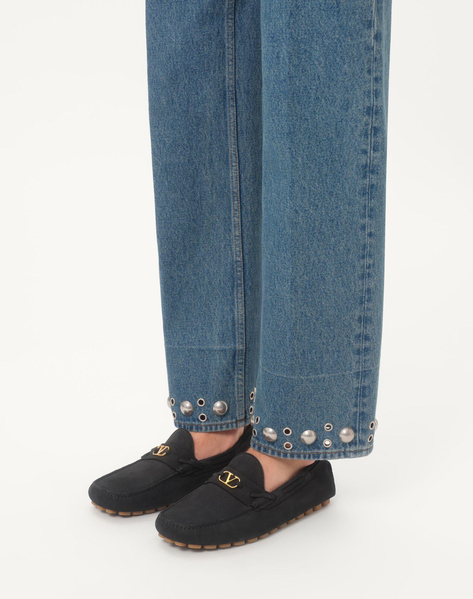 Driver Fastaway Loafer In Deerskin Suede Product Image