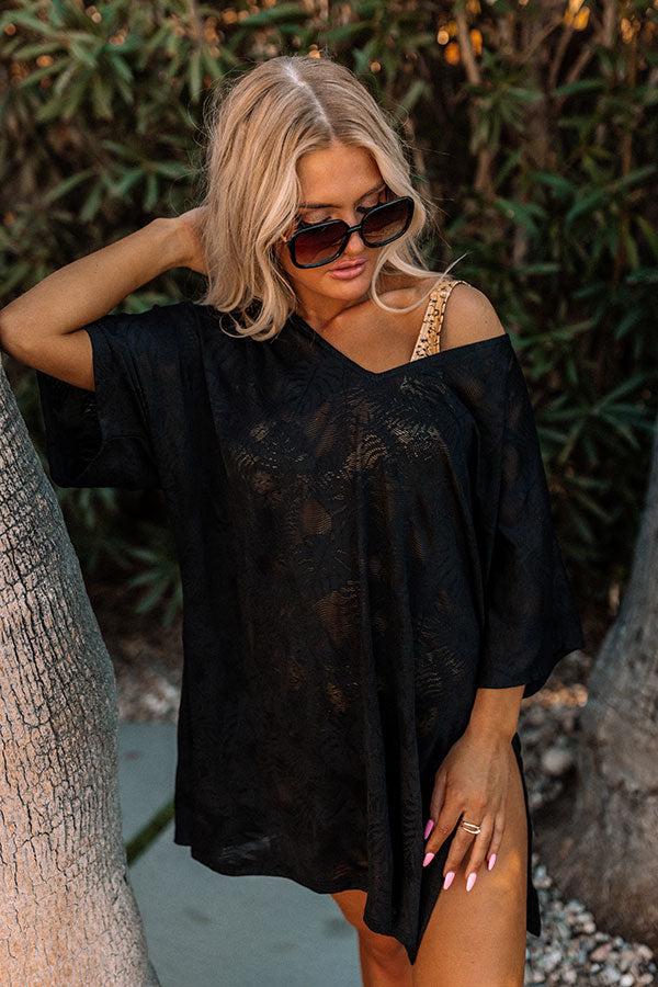 Take A Trip Shift Tunic In Black Product Image