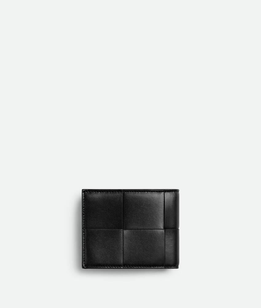 Men's Cassette Small Bi-Fold Wallet With Zip in Black Product Image