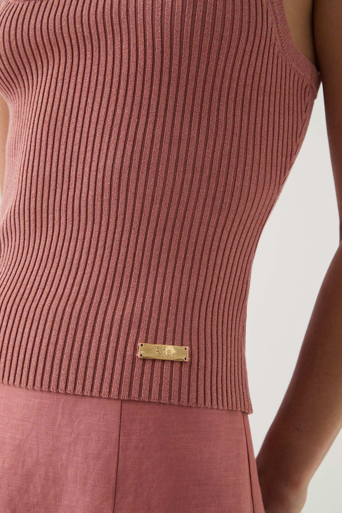 Bronte Scoop Neck Rib Tank Product Image