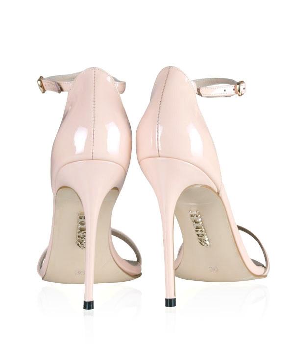 MARIVEL  patent blush leather sandals Product Image
