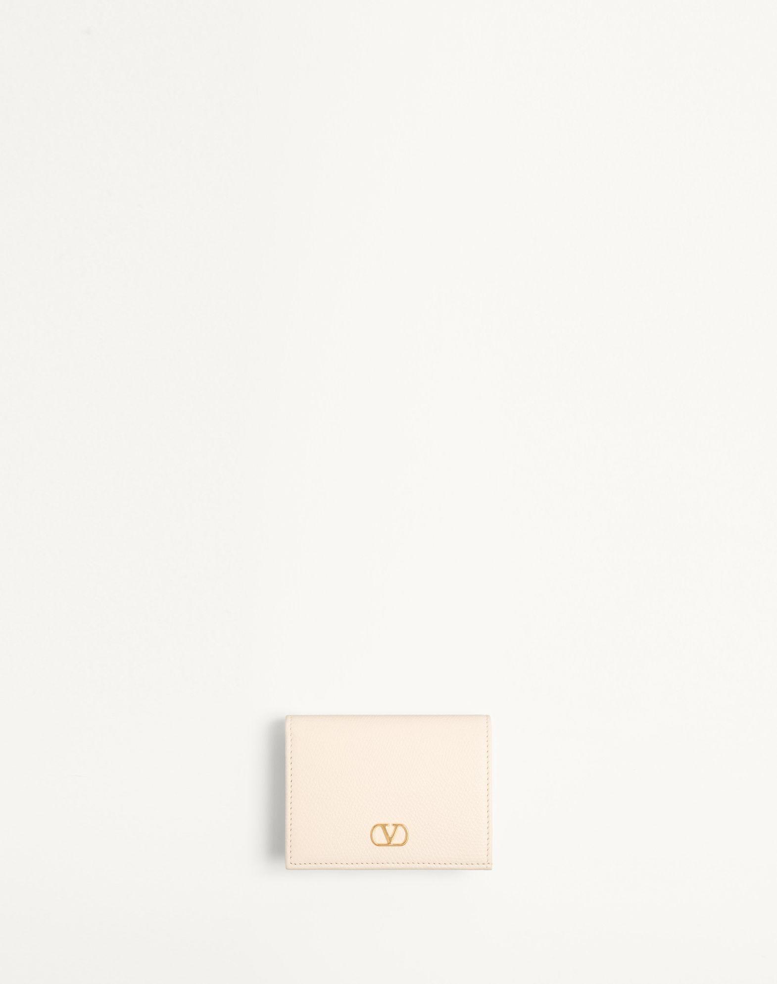 Vlogo Signature Grainy Calfskin Wallet Product Image