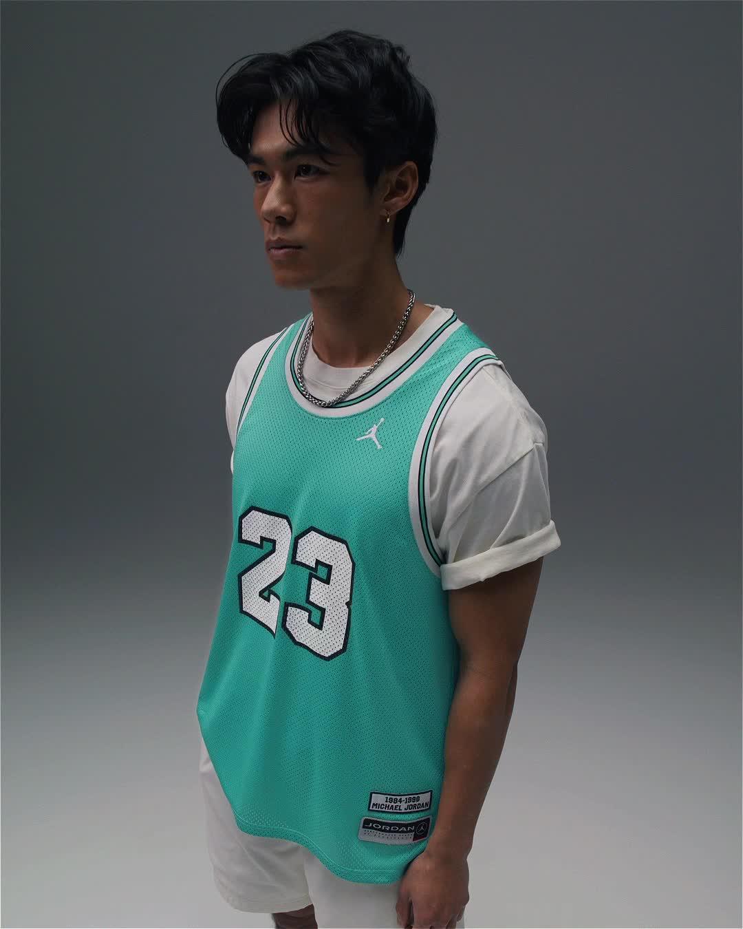 Mens Jordan Essentials Summer Jersey | HF9375-100 Product Image