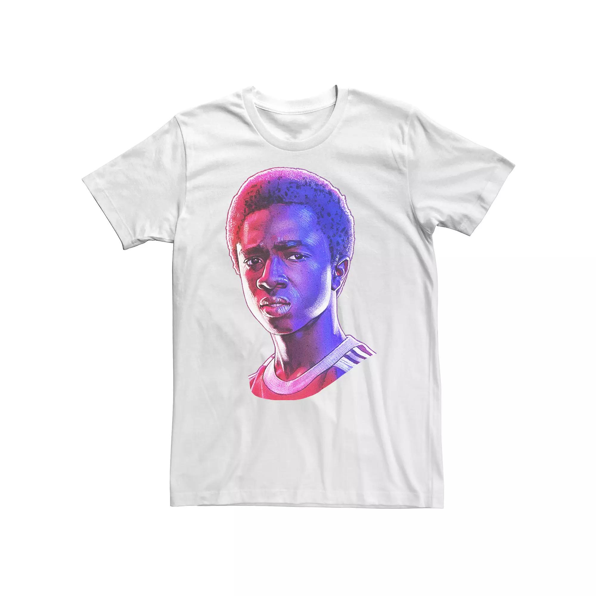 Big & Tall Stranger Things Lucas Rose Tone Portrait Tee, Men's,  Product Image