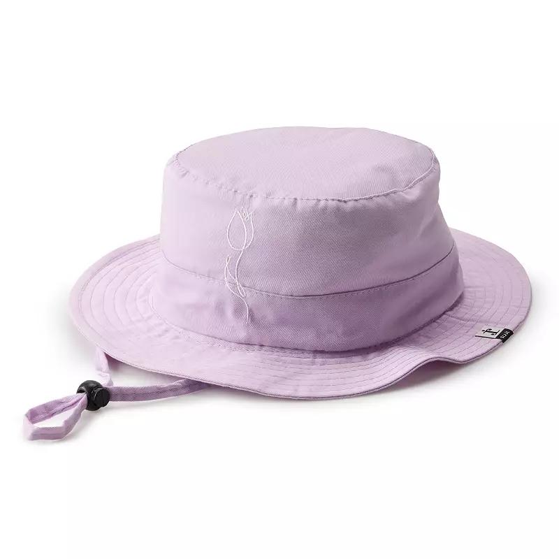 Women's SIJJL Embroidered Tulip Purple Sun Hat Product Image