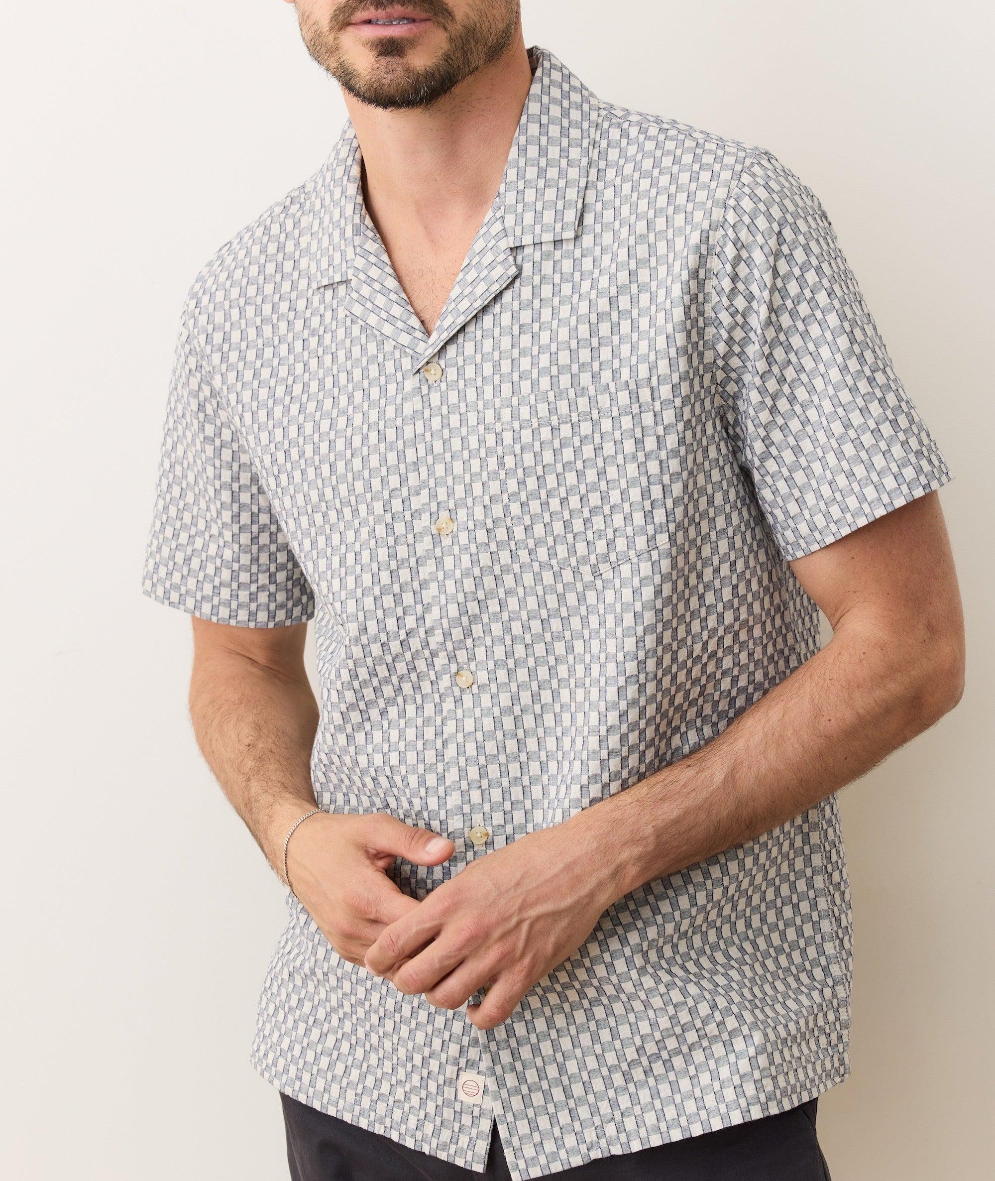 Landon Checkered Resort Shirt Product Image