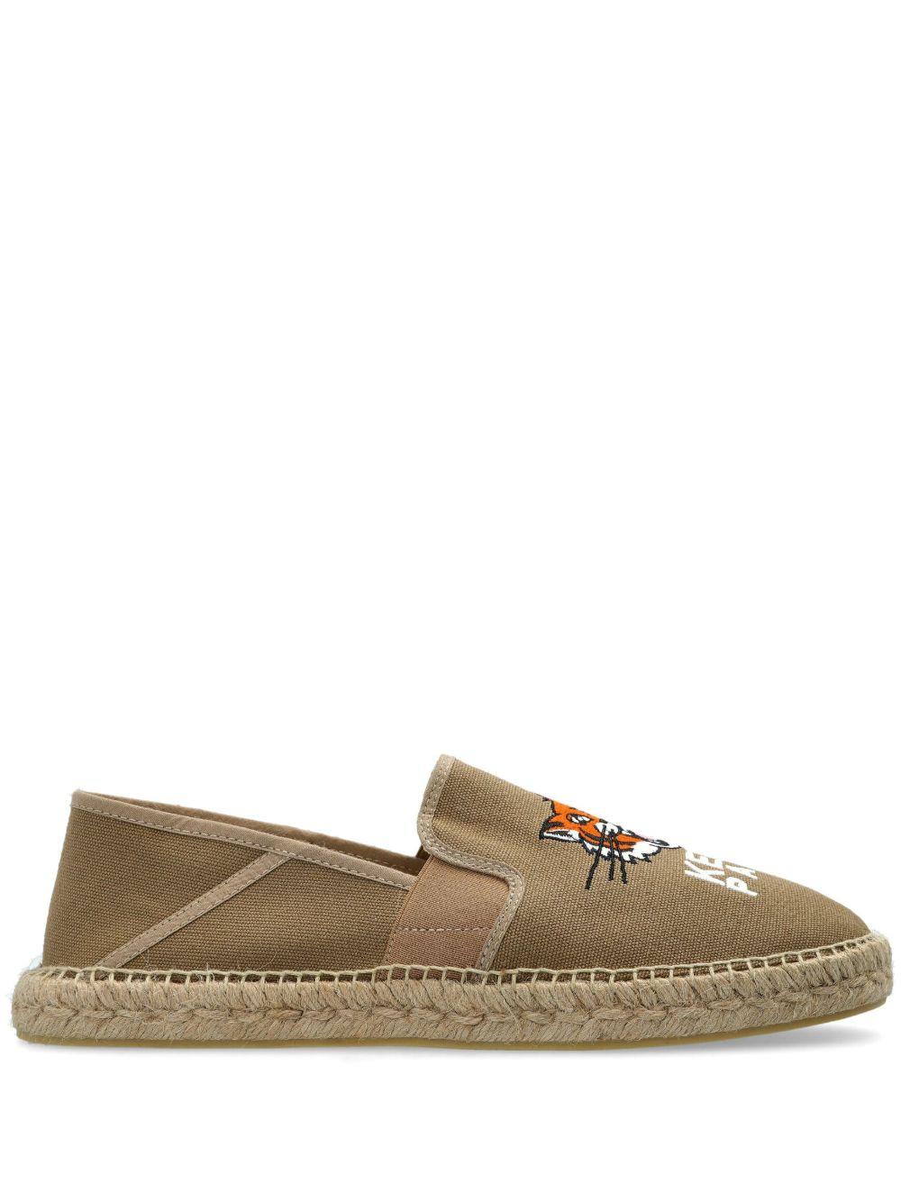 Tiger-embroidered espadrilles Product Image