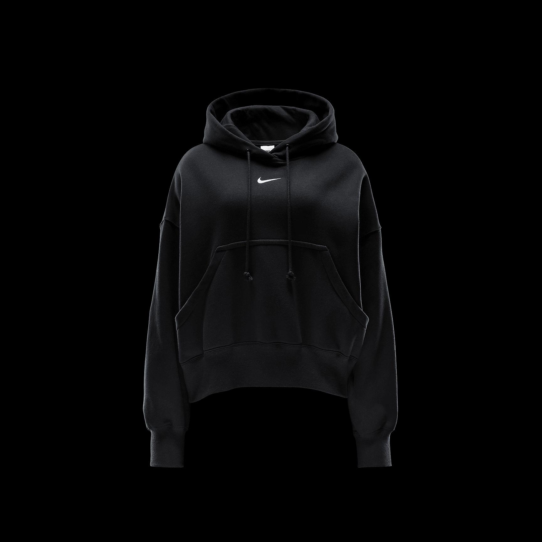 Womens Nike Sportswear Phoenix Fleece Over-Oversized Pullover Hoodie | DQ5858-010 Product Image
